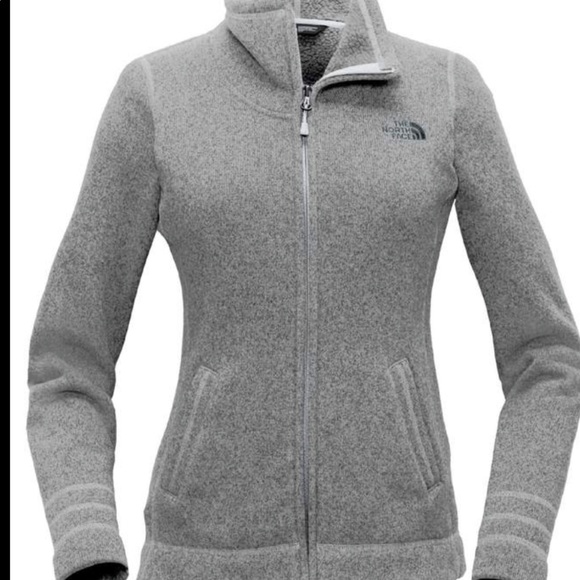 The North Face Jackets & Blazers - The North Face Zip Up+Sweater+Heather Gray+Sz XS